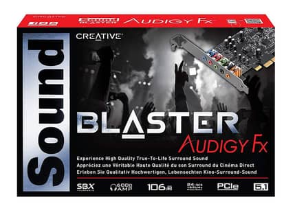 creative audigy fx soundblaster card
