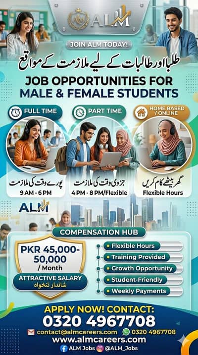 ALM Careers: Students ke liye Part-Time aur Full-Time Jobs! 