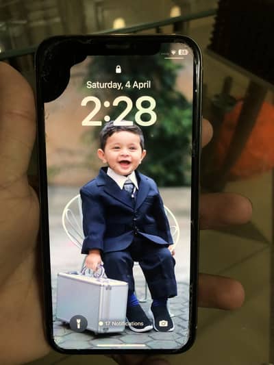 iPhone X 256gb storage white colour