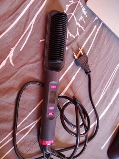 Hair straightener comb & hydracial tool