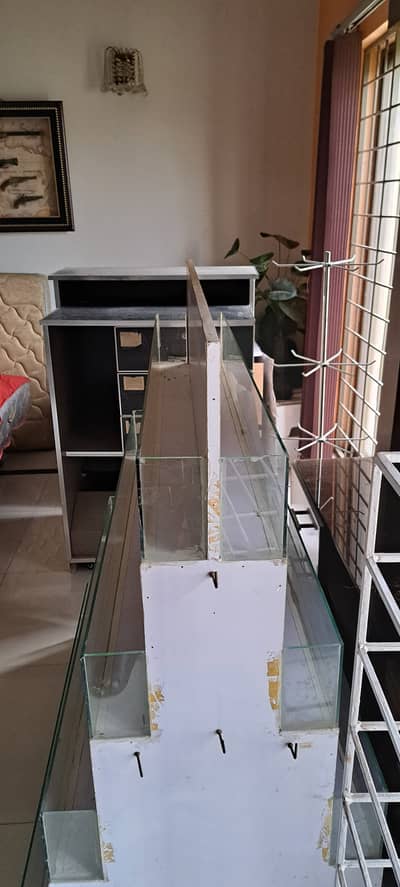 Wooden Cash Counter + Books Rack