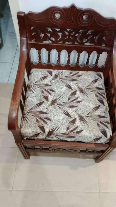 Wooden sofa 3 seater