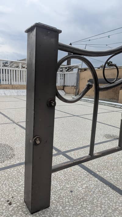 6 PCS HEAVY IRON BED SET