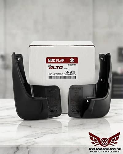 Suzuki New Alto 660cc Mud Flaps Set - Premium Quality (FL/FR Pair)