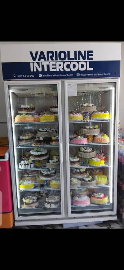 double door chillers 10 by 10 warranty card ke sath