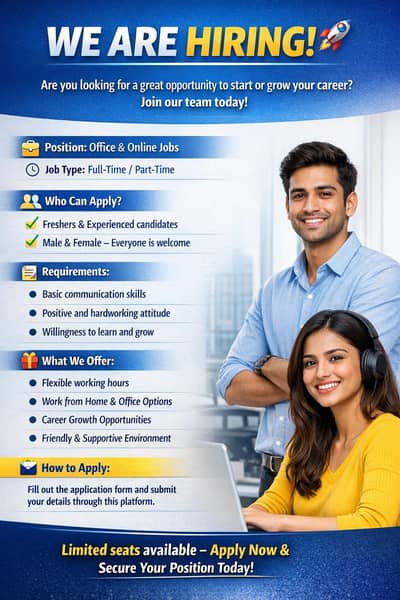 full time part time office base home base work avilabel