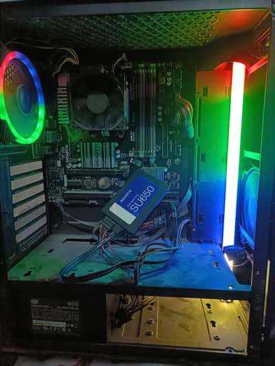 Casing RGB Fans+Cooler Master Supply