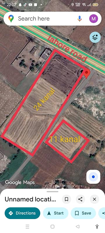 35 Kanal with 220 ft front at Main Lahore Sergodha Road Land at a very prime location of Main Lahore Road, Sargodha