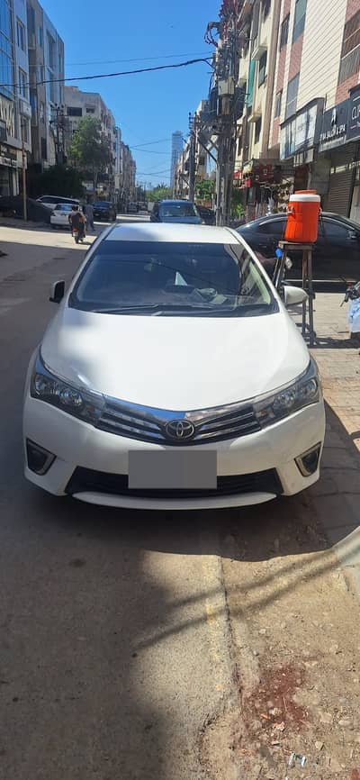 TOYOTA COROLLA GLI 1.3cc AUTO MODEL 2016 ORIGINAL WHITE COLOR