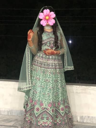Bridal dress for engagement and nikkah events