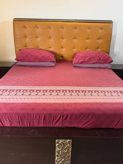 King Size Bed, Side Tables and Dressing Table