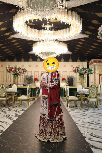 long shirt with farshi lehnga