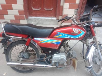 Honda cd 70 19 model for sale contact 03067276246