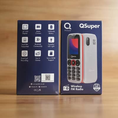 Q Mobiles /PinPack/1Year Official Warranty/Powerfull Speaker
