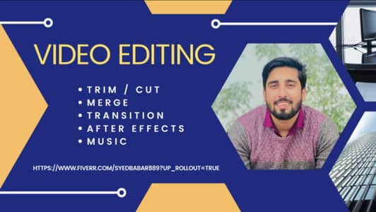 I will do video editing for you