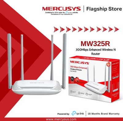 MERCUSYS ROUTER MW325R | 4 ANTENNAS | 300 Mbps
