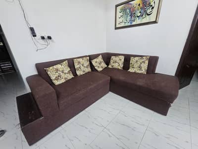 L shaped 7 seater sofa
