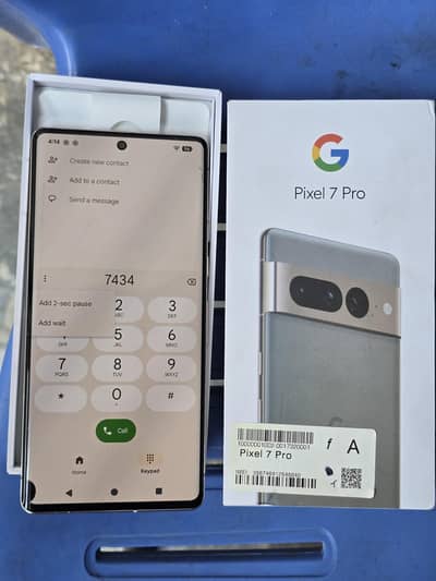 Pixel 7 Pro 12/128 (5G)  PTA Aproved-C with box