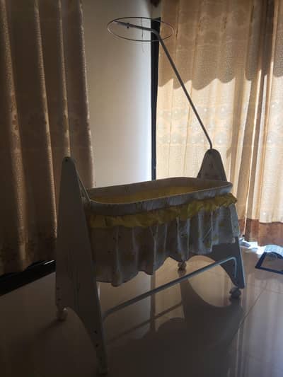 Baby Cradle Swing | Bassinet with Stand | Jhula | Palna