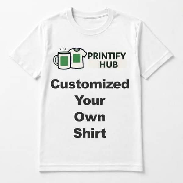 Custom Sublimation T-Shirt – Personalized Photo, Logo or Text Print | Polyester Unisex Tee for Men & Women | Custom Printed Shirt for Gifts, Events, Business Branding & Team Wear