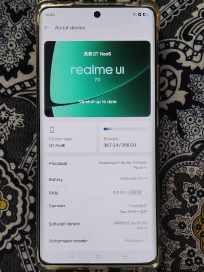 Realme GT Neo6 (CN) bought from the UK (receipt available & attached)