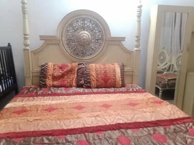 Beautiful wooden bed