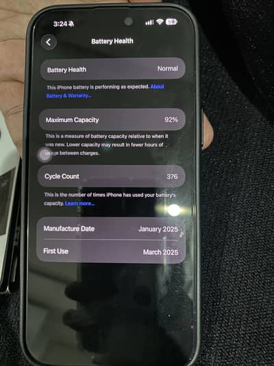 I phone 16 pro Max Official PTA Physical Dual Sim