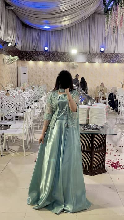 Preloved Ice Blue 4 Pc Formal Set For Sale