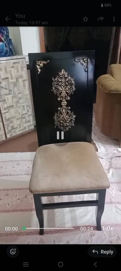 dinning table 6 chairs 1 table