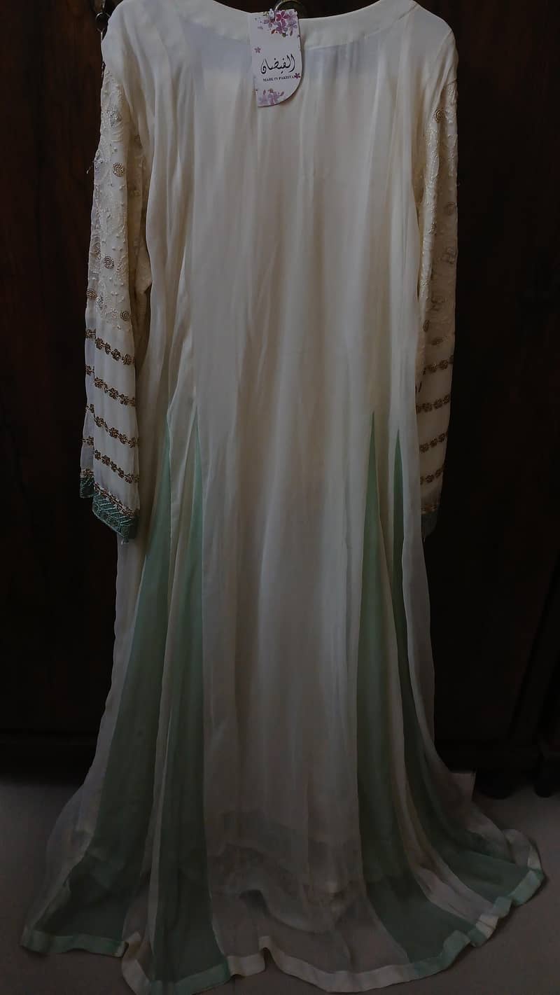 Embroided flared maxi 1