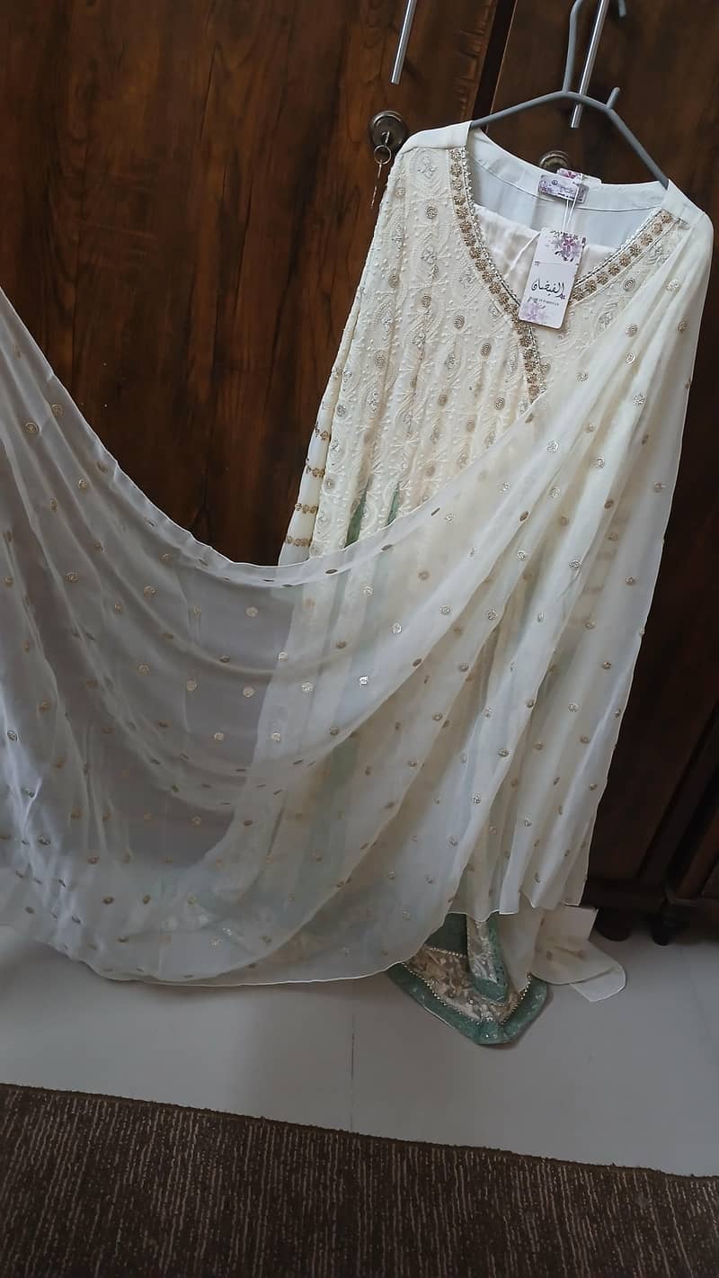 Embroided flared maxi 2