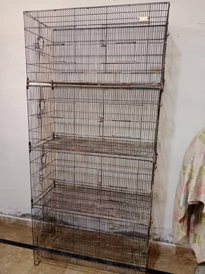 Iron Folding Cage For Sale For Lovebirds Budgies