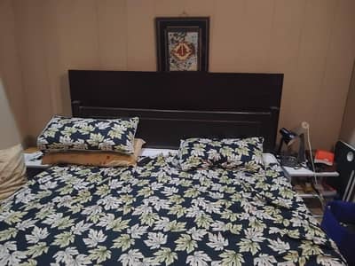 wooden bed set only