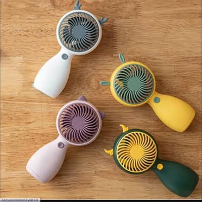 Portable Rechargeable Fan Multicolor Lightweight