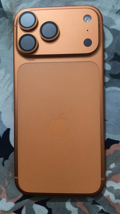 Ipohne 17 pro max 512gb orange  clor