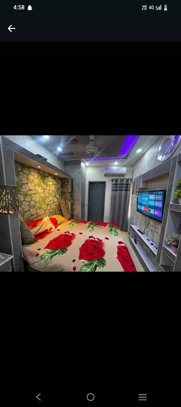 FURNISHED FLATE FOR RENT IN JOHAR TOWN BLOCK H3 LAHORE