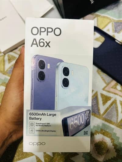 oppo a6x only 10 days used brand new only box open