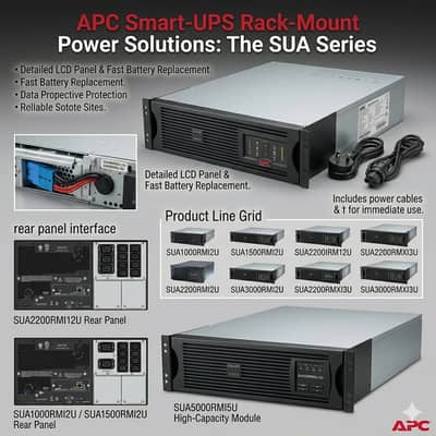 APC UPS 750VA,1000VA,1500VA,2000VA,3KVA,5KVA Box Pack & Imported Used