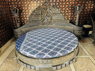 this furniture is made of lasani wood with fiber mixture