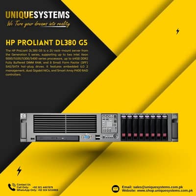 HP ProLiant DL380 G5 Server | Dual Xeon | Home Lab Ready