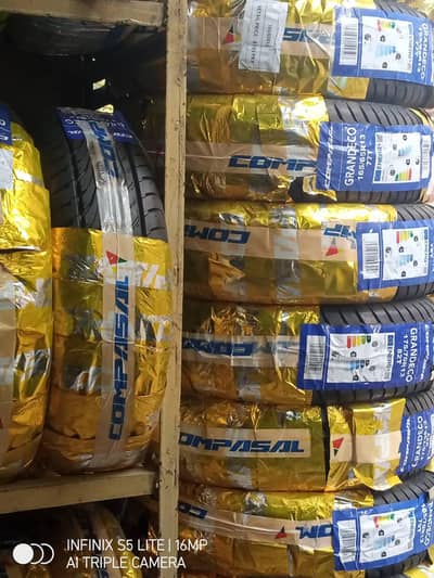 Compasal Tyres Available | Fresh Imported | 13 Inch Sizes