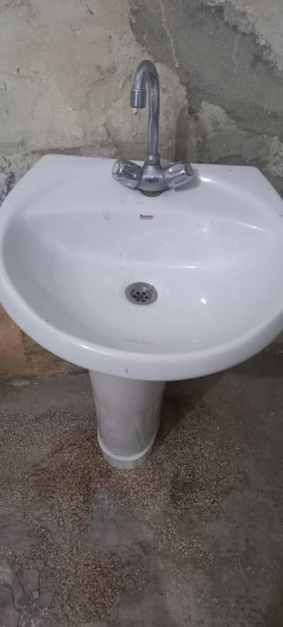 4000pkr.   washbasins with steel mixture