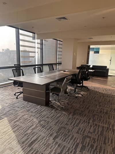 Fully Furnished independent Office Askari Tower Main Boulevard Gulberg Available For Rent