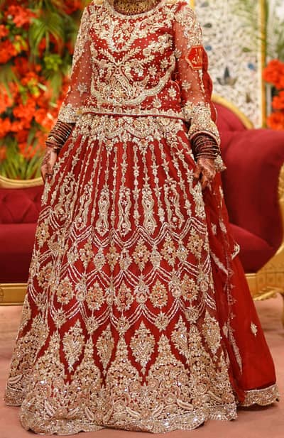 Barat bridal Lehenga | 9/10 | Ready to wear