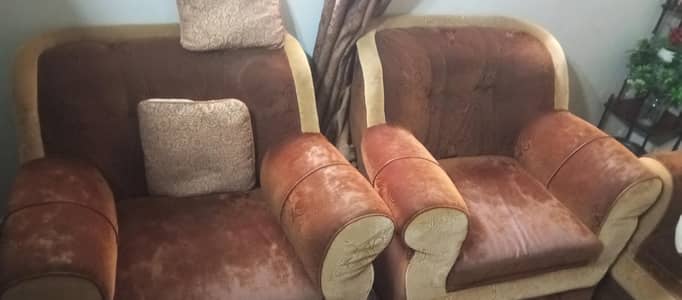 5 seater sofa set used