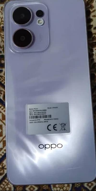 OPPO Reno 13f brand new condition only 2months use . Condition all ok.