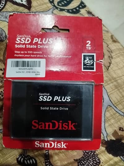 2TB SandDisk New  Ssb hard disk