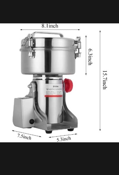 stainless steel commercial grinder machine