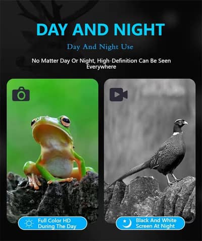 NV016 300M Infrared WIFI Binoculars Colored Night Vision 4 Inch 5K UH