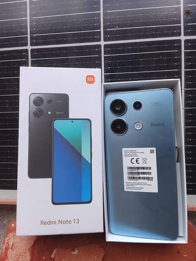 redmi note 13 8gb 256gb box charger Sath Hai all ok